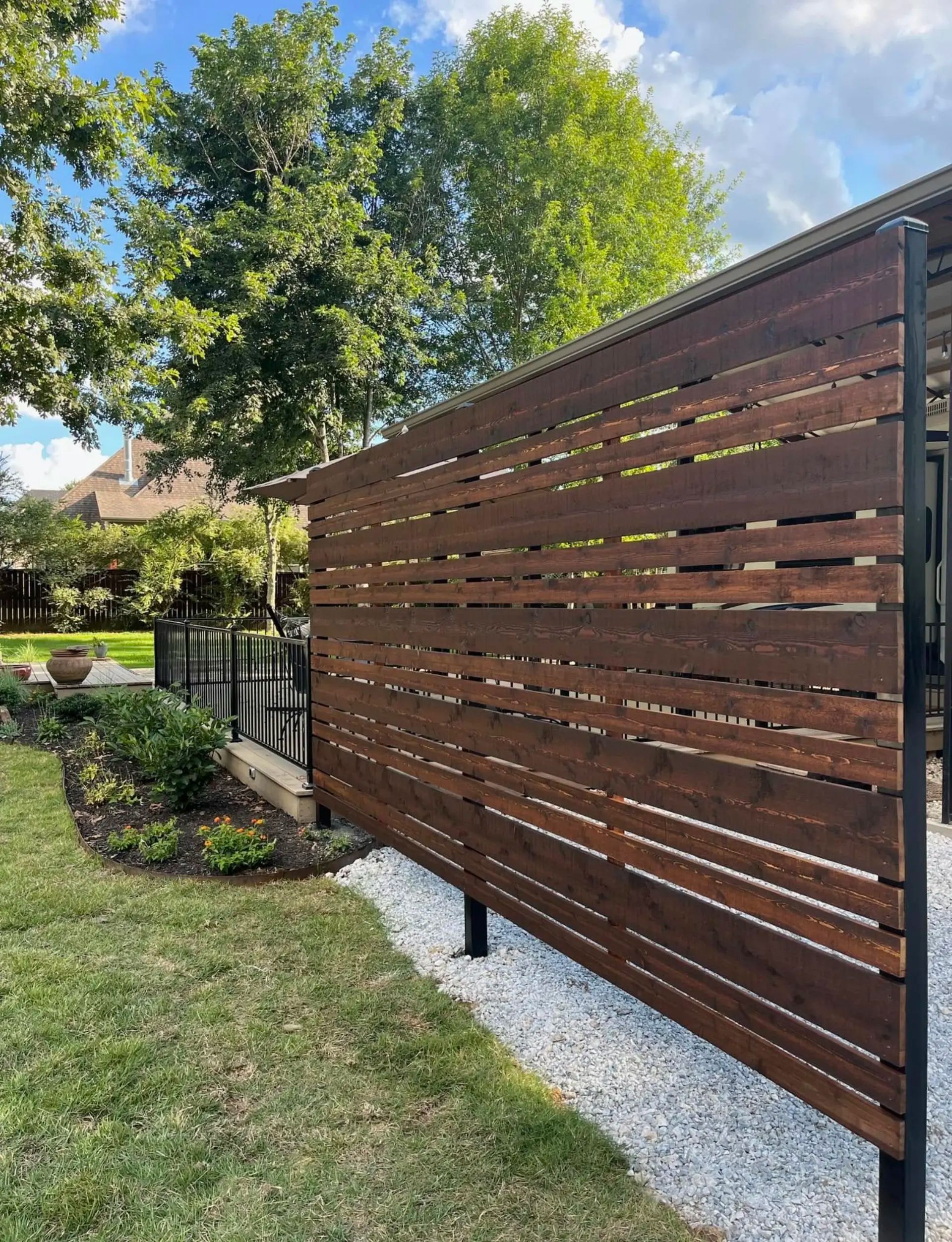 Horizontal Wood Fence