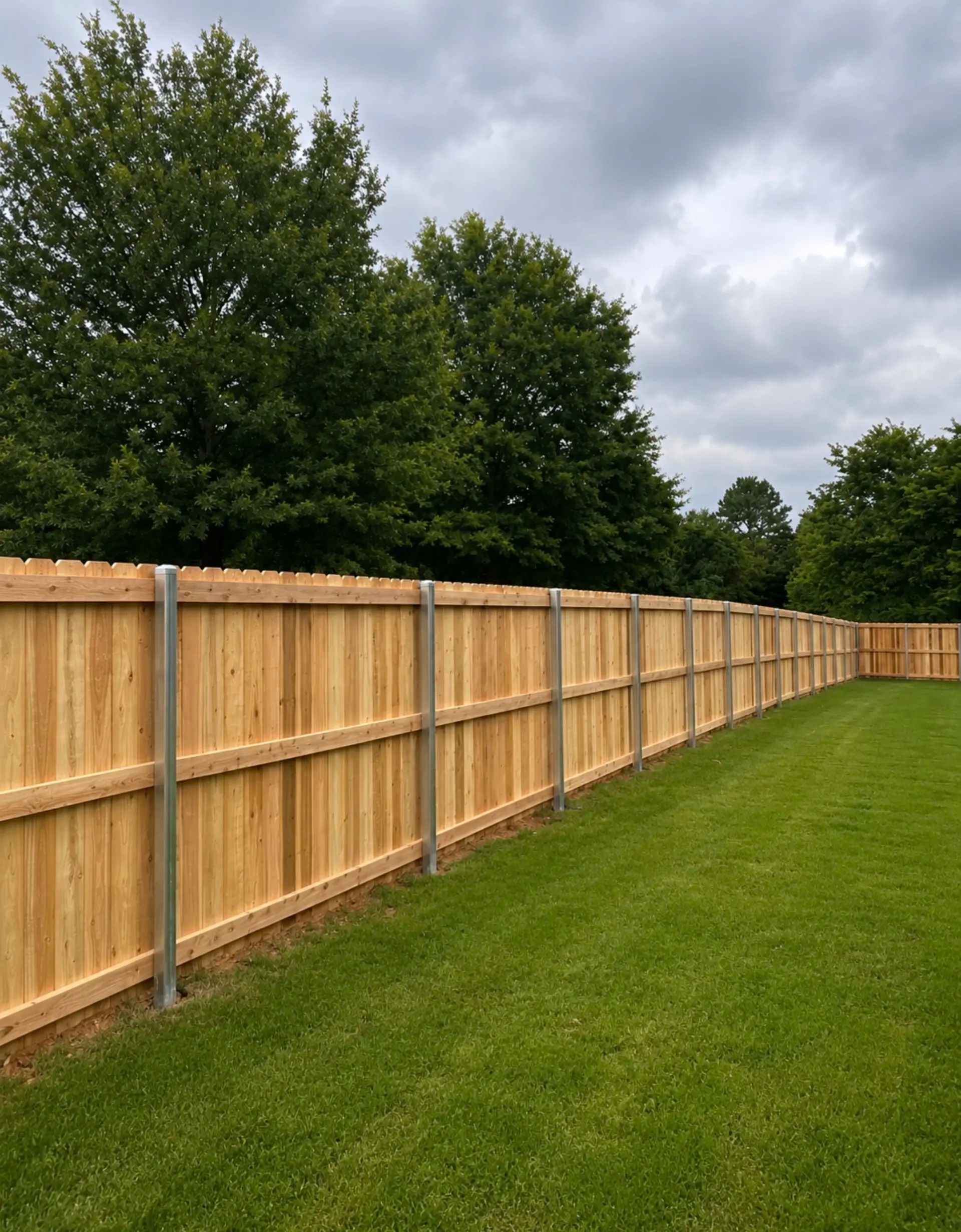 Custom Cedar Privacy Fence